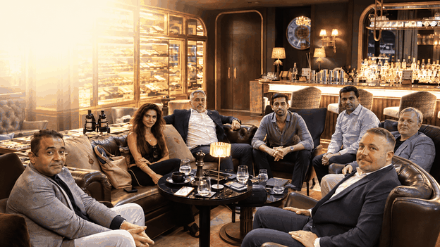 Guests at the Legends10 private investor dinner in Dubai on 14 October 2026.