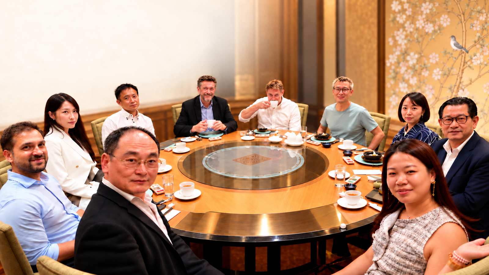 Guests around the table at the Legends10 private investor dinner in Singapore on 8 October 2026.