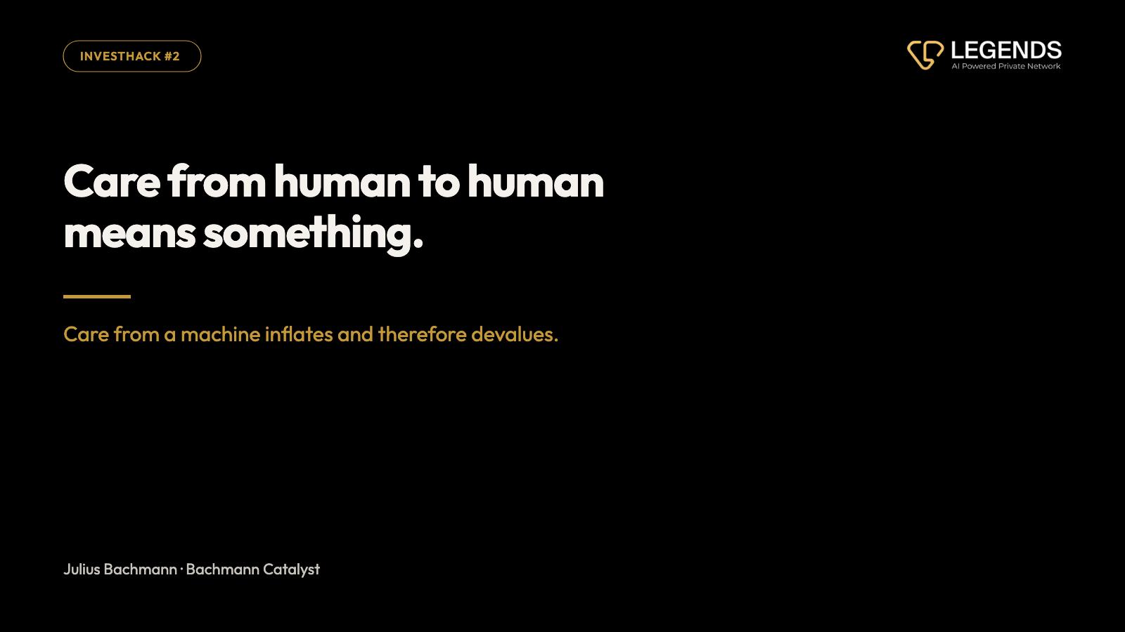 Pull quote: care from human to human means something, care from a machine inflates and therefore devalues
