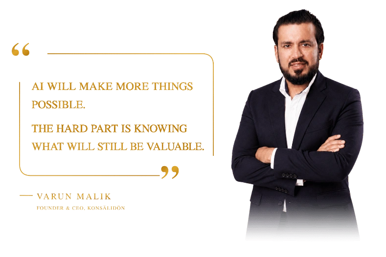 Varun Malik — entrepreneur, investor and Founder of Konsälidön